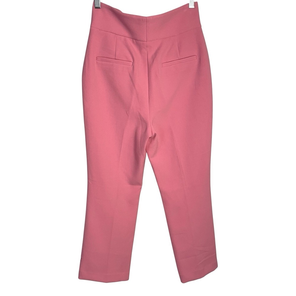 Halogen X Atlantic Pacific Womens Sailor Cropped Pants Size 4 Pink High Waist - Picture 2 of 7